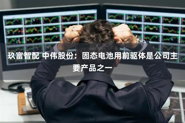 玖富智配 中伟股份：固态电池用前驱体是公司主要产品之一
