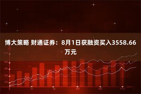 博大策略 财通证券：8月1日获融资买入3558.66万元